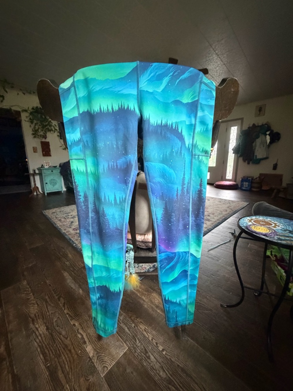 Constantly Varied Gear Teal, Turquoise & Purple Leggings